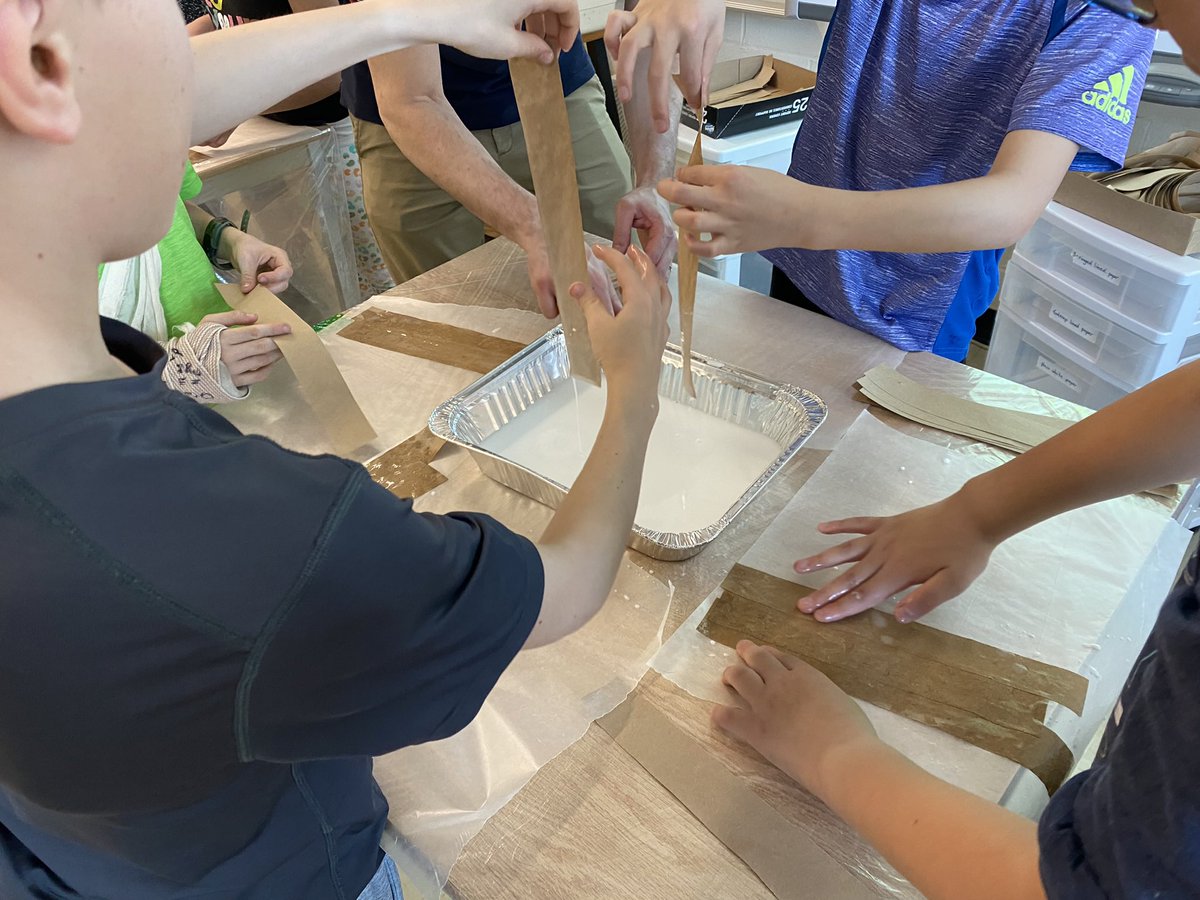We travelled back to ancient Egypt today to make papyrus paper! <a href="/JohnDearnessTV/">John Dearness Public School</a>