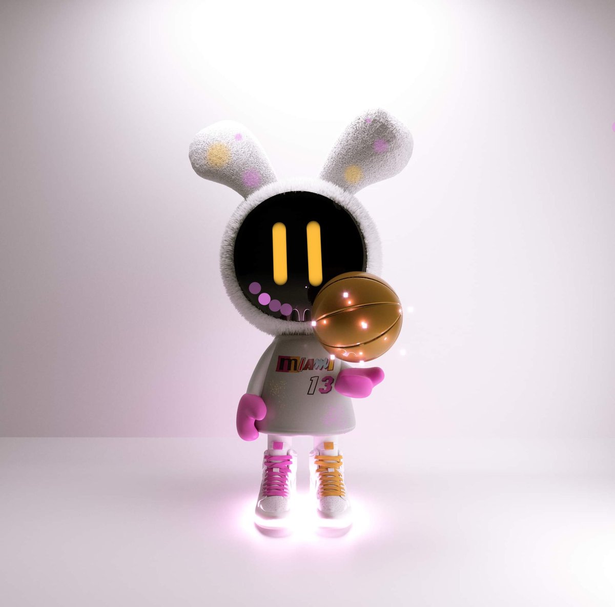 How much I miss you 🥰 my first gen bot and good old nft time :) #emocryptart #artwork #artdesign #3dmodelling #bballer #miamibitch #sportlover #nft #web3