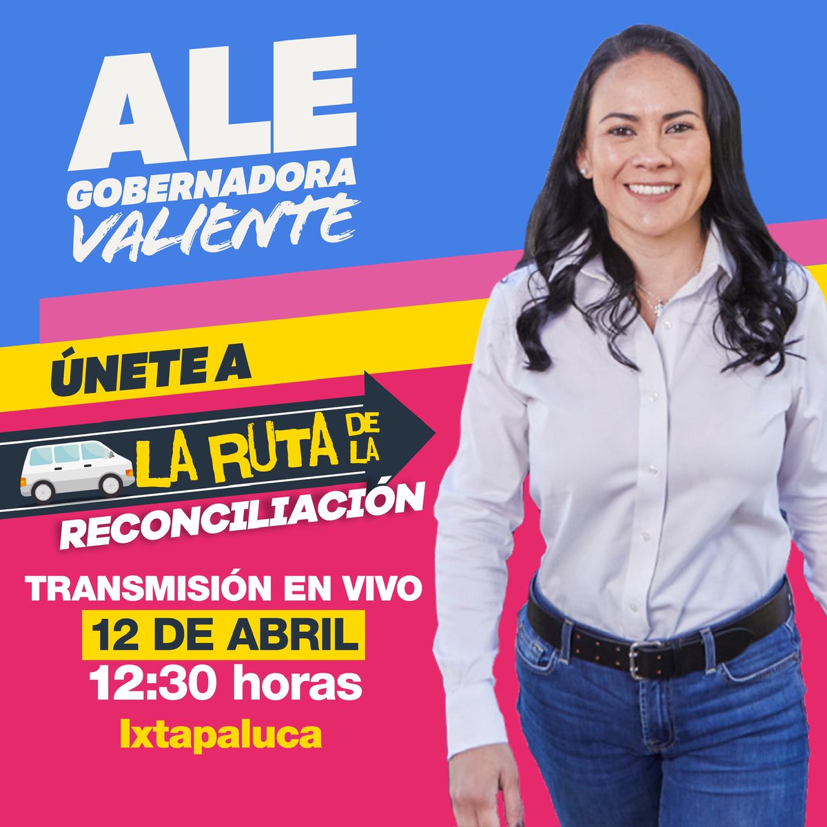 Llegamos a #Ixtapaluca con esta Ruta de la Reconciliación. Estamos recorriendo todo el #Edoméx de la mano de las familias. Porque #UnirEsResolver 👉🏻 fb.watch/jSJdtAe13x/?mi…