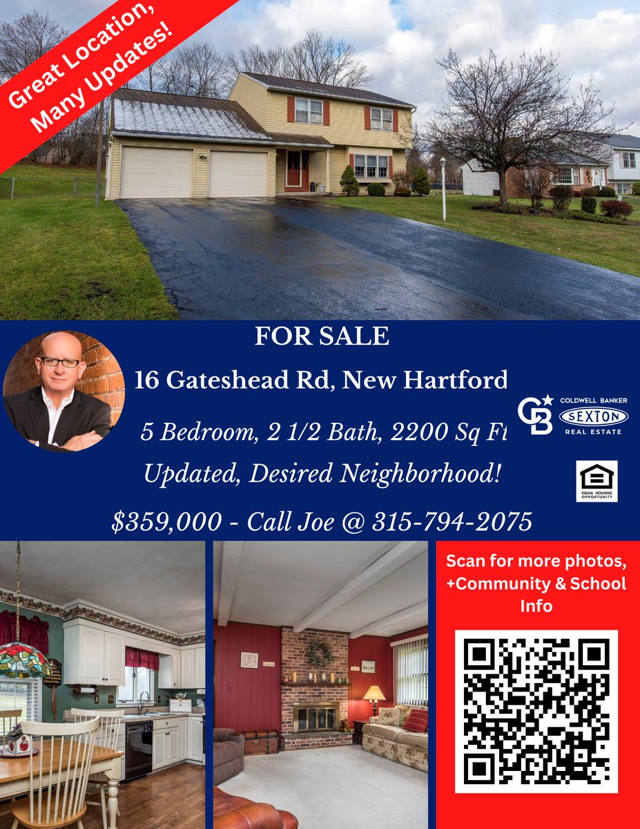 Beautiful New Hartford Colonial Style Home in a great neighborhood. Close to schools, shopping, and entertainment!