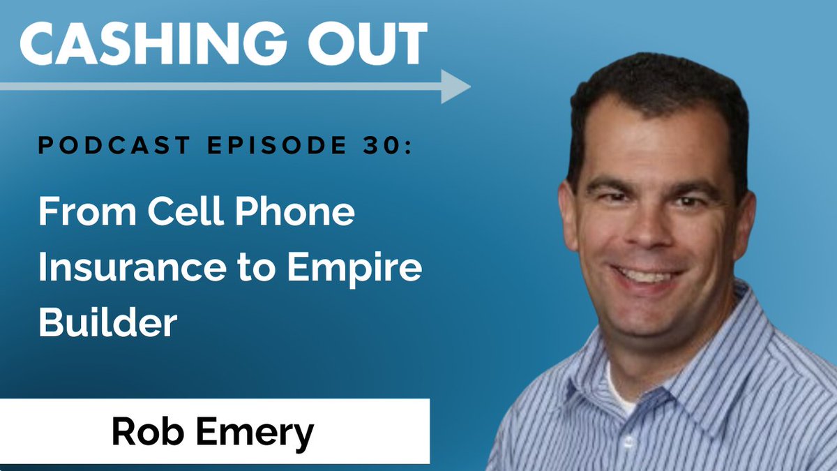 exitwise's tweet photo. On Episode 30 of the Cashing Out podcast, @Todd_Sullivan  interviews Rob Emery, a serial telecom and pet industry entrepreneur with two exits under his belt.

https://t.co/a7y9RRSYkb https://t.co/6s7aU3m9Tz