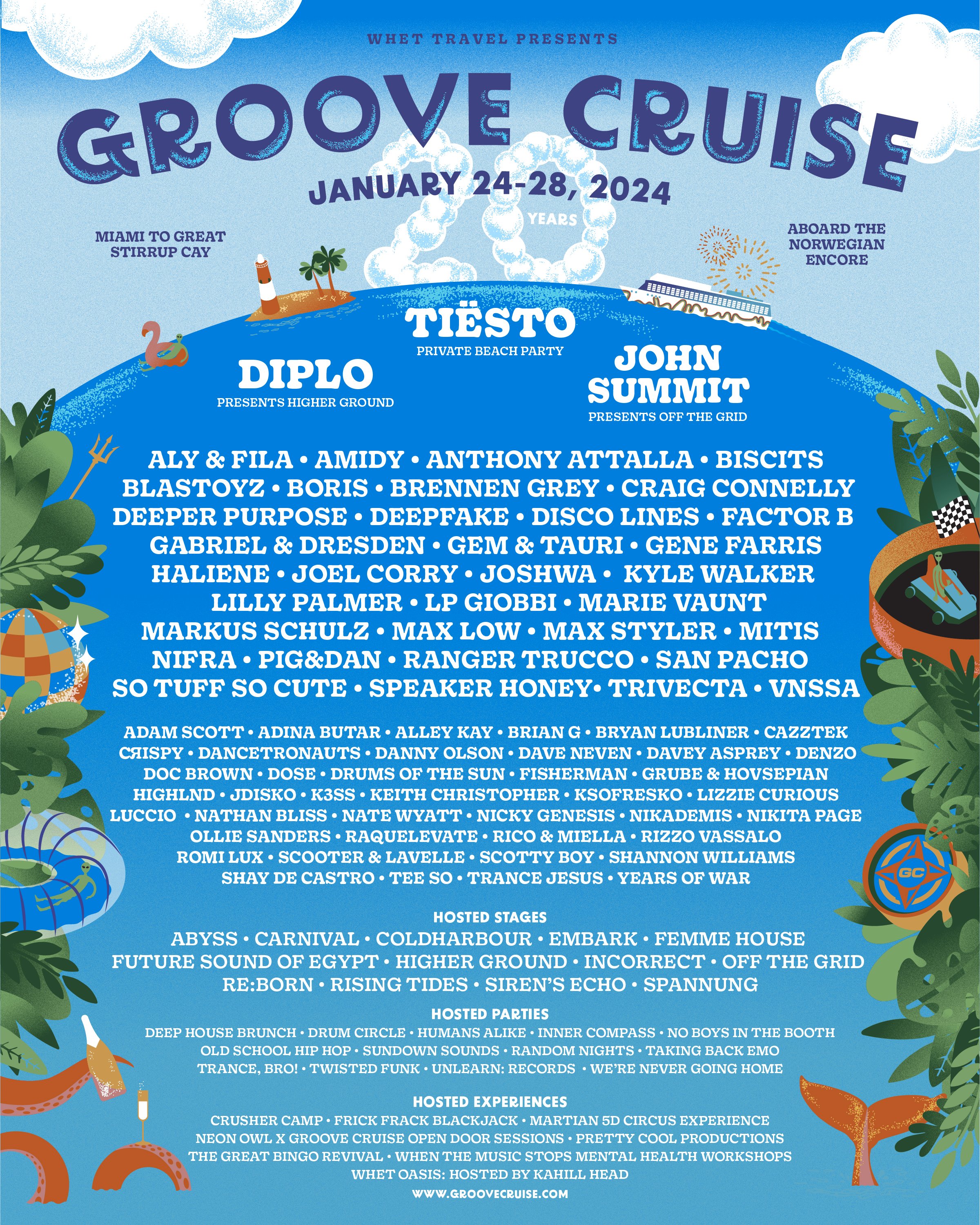 Groove Cruise on Twitter: "Introducing you to our 20 Year ...