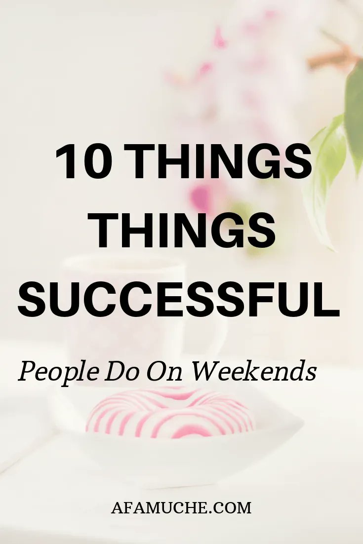 10 Exceptional Things Successful People Do On Weekends buff.ly/38DGCBC #marketingtips #businesstips #WorkLifeBalance