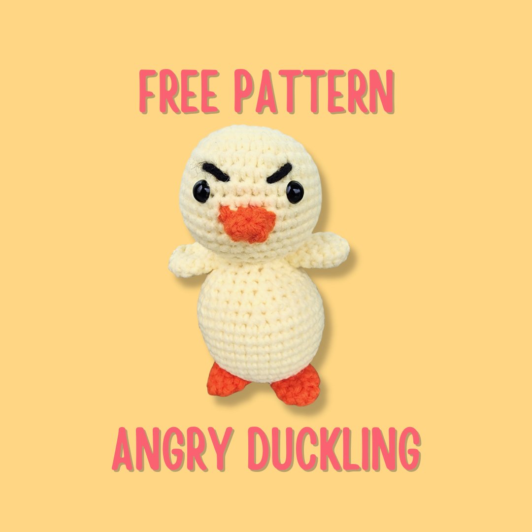 SummerBugCrafts's tweet photo. Its #wipwednesday 🧶​​​​​​​​​Looking for a project to put on that hook? Crochet Duke the Angry Duck! Find the full pattern for FREE online at https://t.co/bSzvXm6v0r. 🐥

#summerbugcrafts #crochetduck #duckamigurumi #freecrochetpattern #freeamigurumipattern #crochetblog #duckling https://t.co/TMlYWloemJ