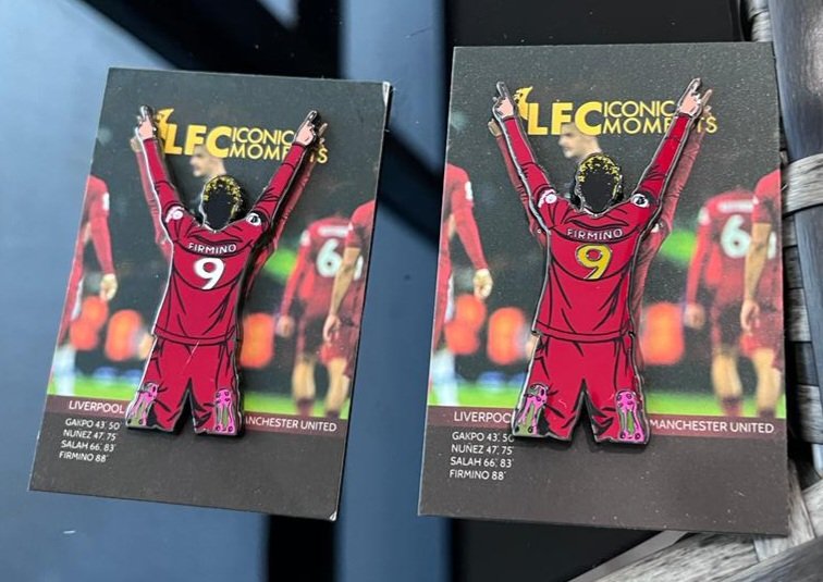 🔄🔄 Retweet and Win 🔄🔄 🇧🇷🇧🇷One person who RT's this tweet and tags a mate will win a Platinum and a Gold Rare Bobby Badge🇧🇷🇧🇷 The Bobby Firmino United Goal Celebration Badge is now up for Pre-Order! Lead time is approx 2 weeks! lfciconicmoments.bigcartel.com