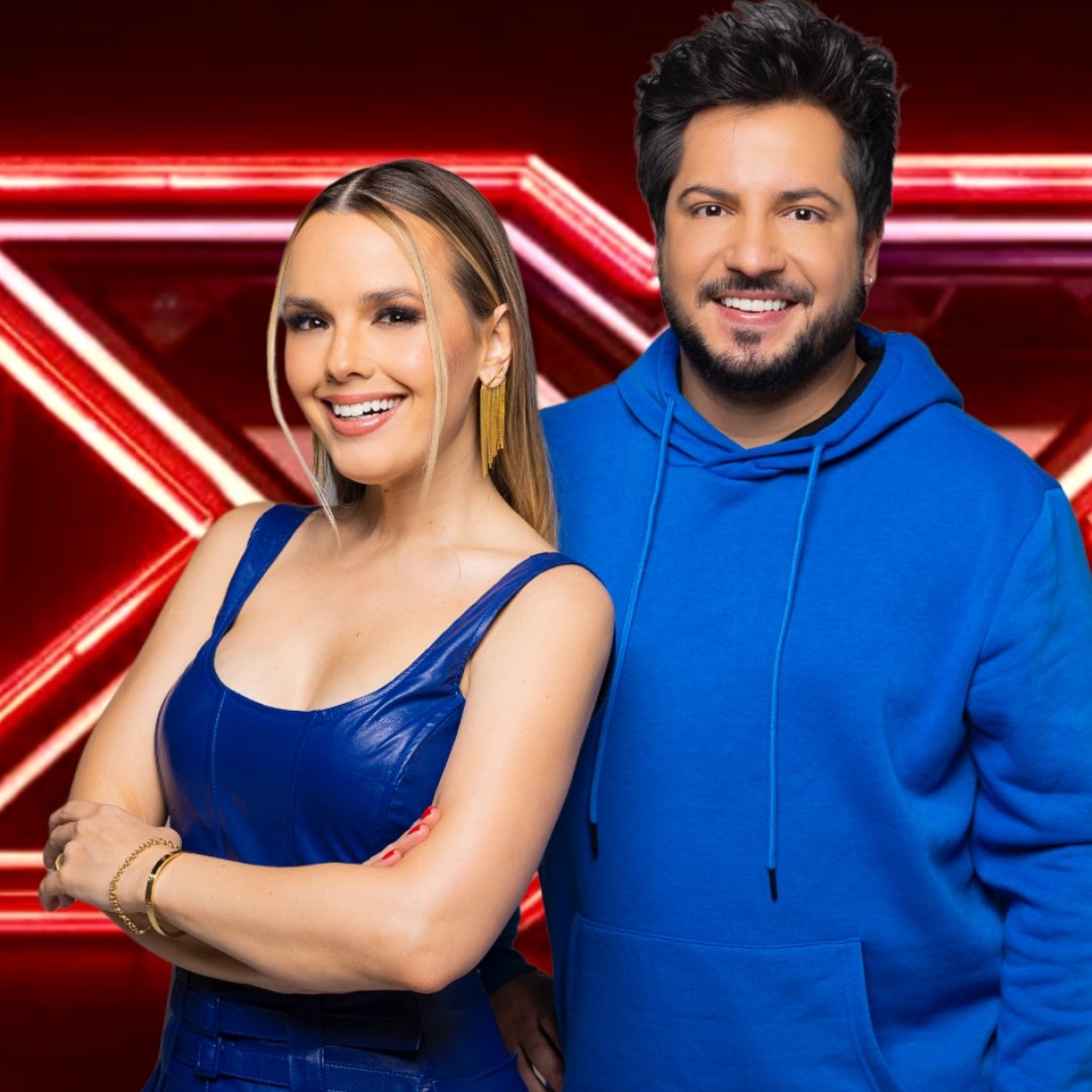 Amercatv's tweet photo. Estão preparados para mais uma temporada? A 6ª temporada meu reality musical vai pegar fogo com esse time de jurados! #XFactorBR estreia dia 18, às 23h. Vai perder? 🔥🎶 https://t.co/PvKAZxyYQg