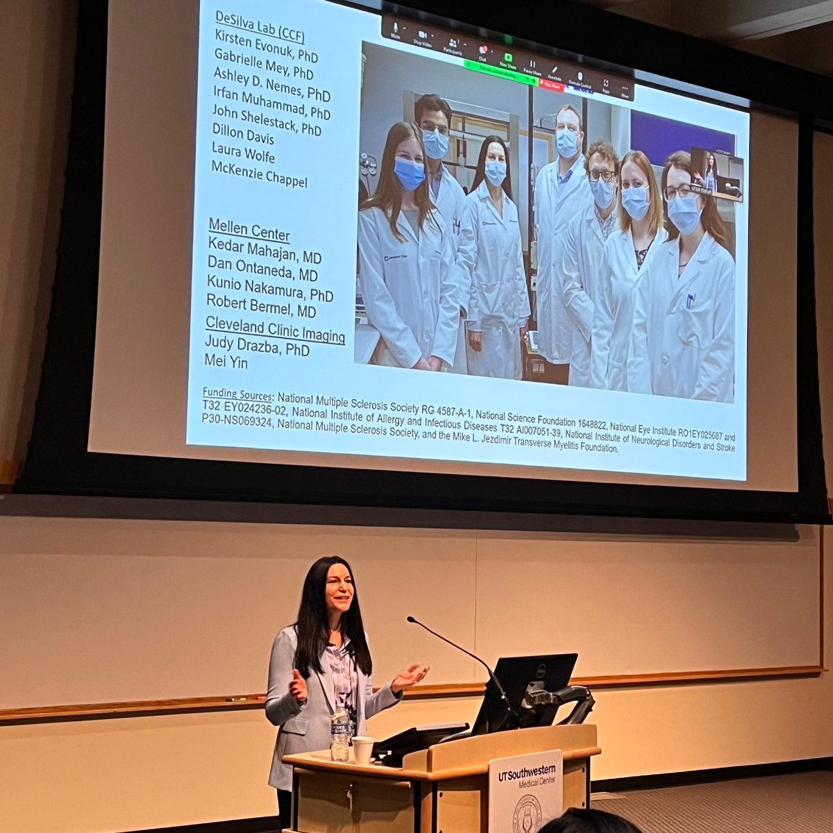 UTSW Neurology (@utswneurology) on Twitter photo Dr.DeSilva’s insights & discussion on weather white matter lesions lead to secondary #neurodegeneration in #MultipleSclerosis and neuro protective strategies made for a stimulating Grand rounds today! Thank you for joining us <a href="/DeSilvaTara/">Tara DeSilva, PhD</a>!
<a href="/UTSWBrain/">UT Southwestern O'Donnell Brain Institute</a> Dr.DeSilva’s insights & discussion on weather white matter lesions lead to secondary #neurodegeneration in #MultipleSclerosis and neuro protective strategies made for a stimulating Grand rounds today! Thank you for joining us <a href="/DeSilvaTara/">Tara DeSilva, PhD</a>!
<a href="/UTSWBrain/">UT Southwestern O'Donnell Brain Institute</a>