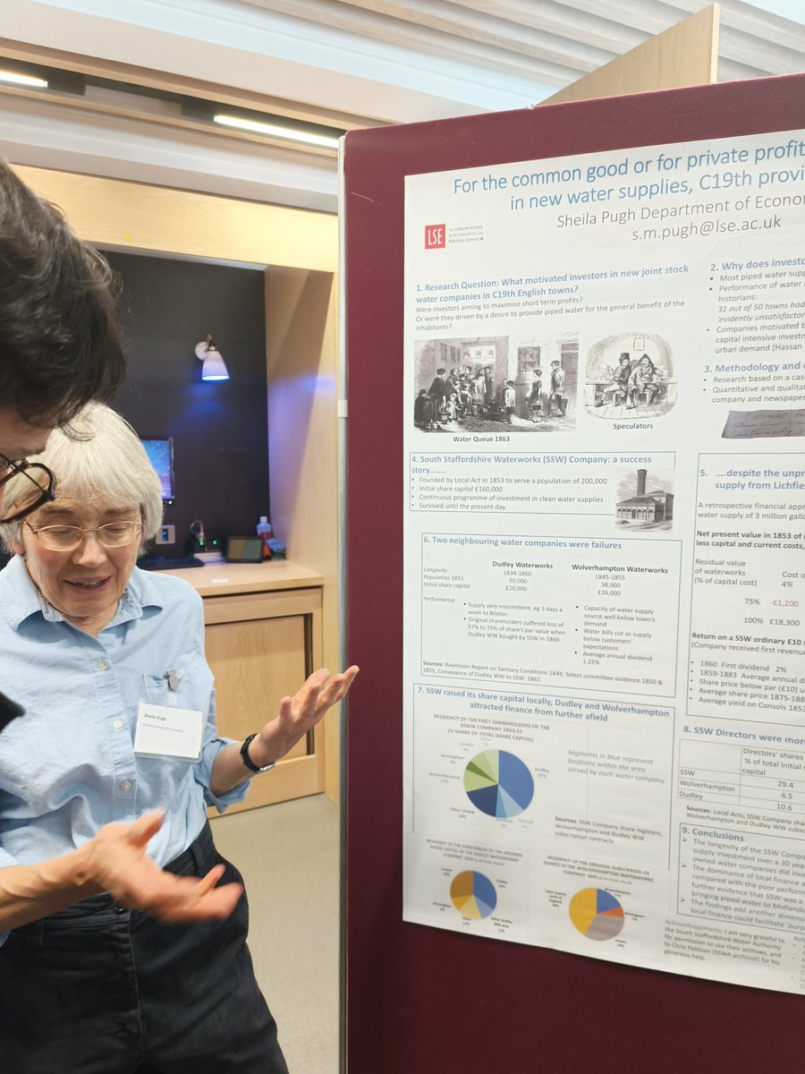 LSEEcHist's tweet photo. @vperezsanchez1, @ZimingZhu7, @NickArtFitz and Sheila Pugh discussed their research on monetary policy, occupational mobility, social inequality and investment behaviour at the New Researcher Poster Session on 1 April. (3/5) https://t.co/oqhonRL6pB