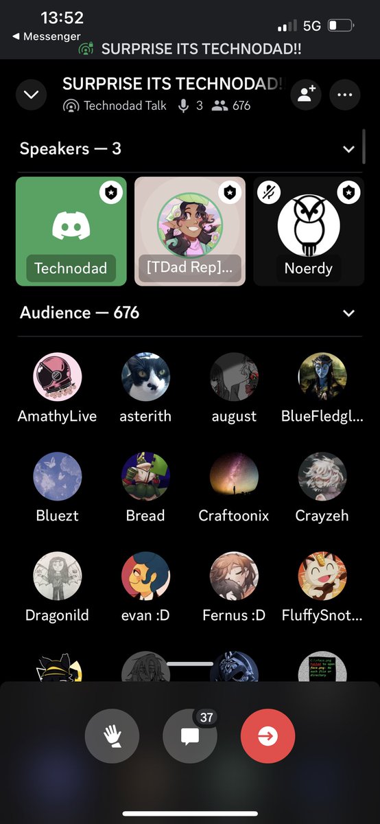pandastwt_'s tweet photo. technodad speaking in techno’s discord server rn☹️🫶🏻 https://t.co/upCVLIQTCz