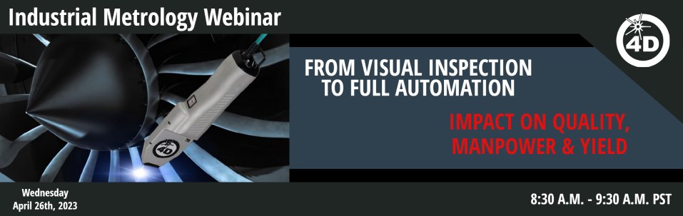 Tune into our Industrial Metrology webinar April 26th!

This webinar is FREE to you, but registration is required.

#webinar #free #surface #measurement

Register here &gt;&gt; go.4dtechnology.com/Registration-f…