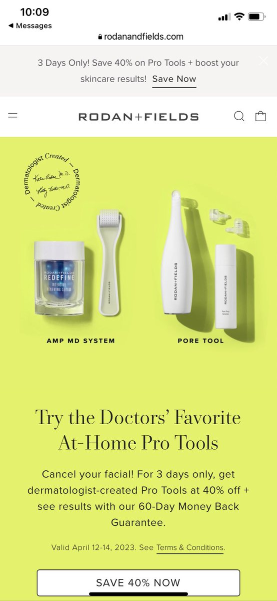 Check out this three day deal! Snag your #rodanandfields tools!  Already a preferred customer you’ll get 50% off!