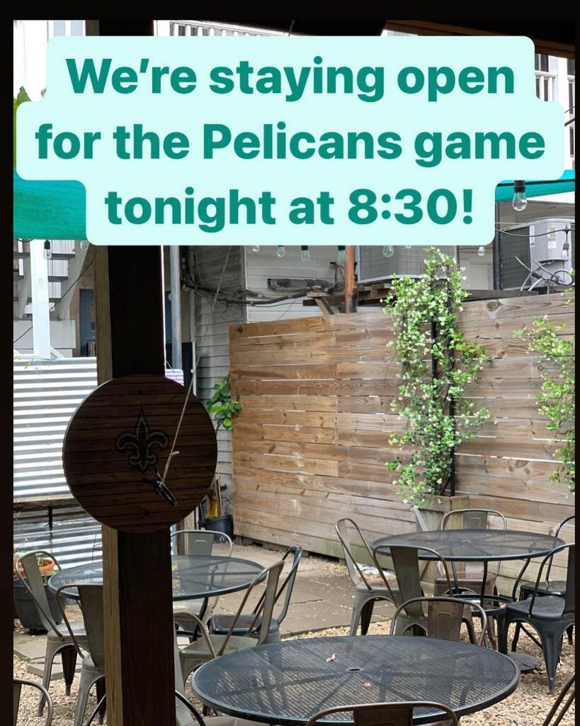 Come crush some lagers with us while we stay open late for the Pels game!!! instagr.am/p/Cq8keQ7Jg7T/