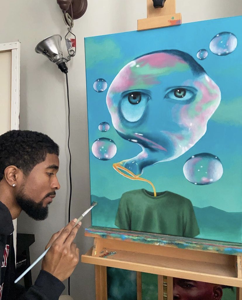 #PortfolioDay Chicago based painter/musician🎨🎹👽