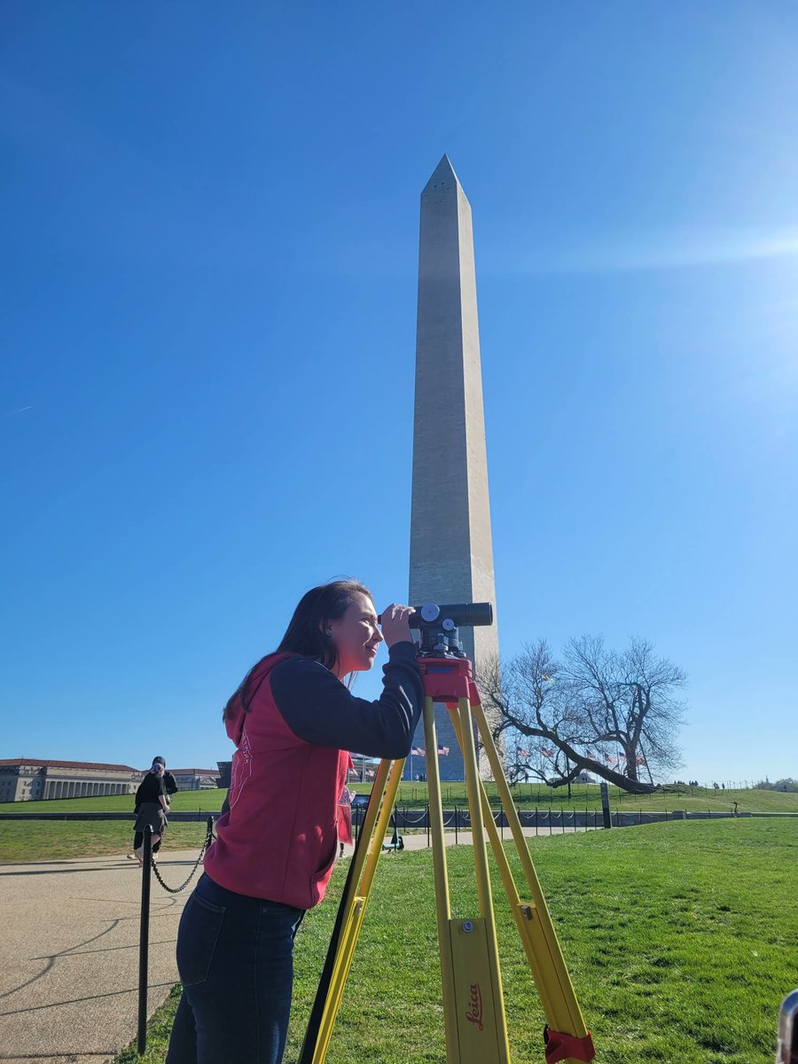 This week's episode of “Surveyor Says!” The NSPS Podcast finds us in the nation's capital within the shadow of the Washington Monument. Your host, Tim Burch, caught up with Megan Theune-Baillargeon, a Young Surveyor from Wisconsin 

buff.ly/3o8OVl5