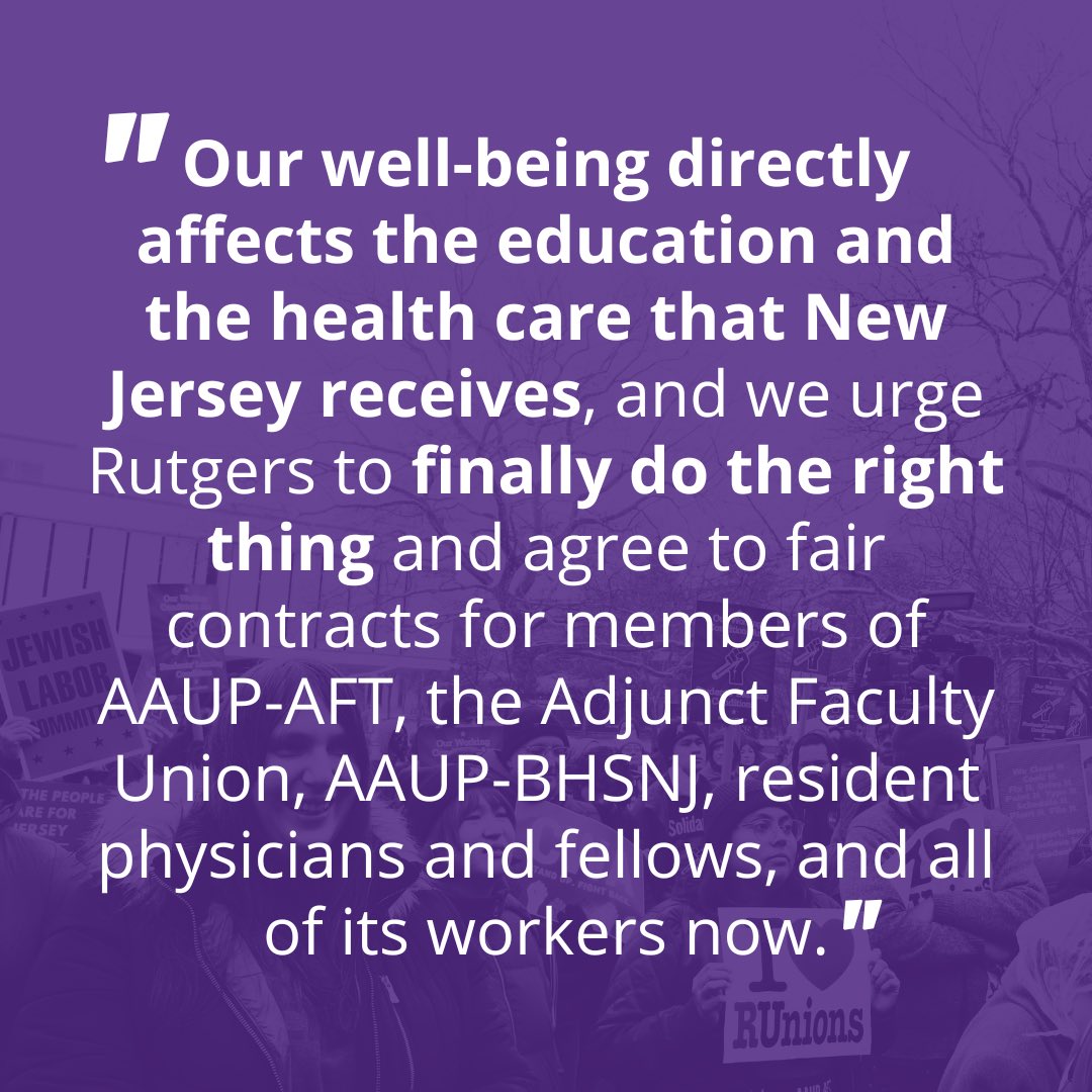 CIR is in full solidarity w/ striking Rutgers academic workers. We won’t stand for massive corporate universities denying fair pay &amp; benefits to the people who make their institutions run.

Our well-being is NJ's education &amp; healthcare. #FairContractNow! #RUonStrike #WeRunRutgers