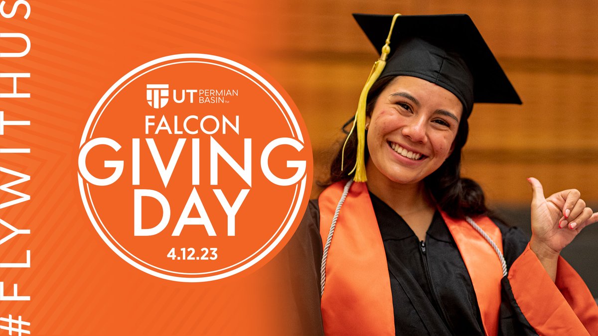 Have you visited our Falcon Giving Day website? Click the link in our bio or visit utpb.edu/givingday and #FlyWithUs TODAY!! You’ll be glad you did!