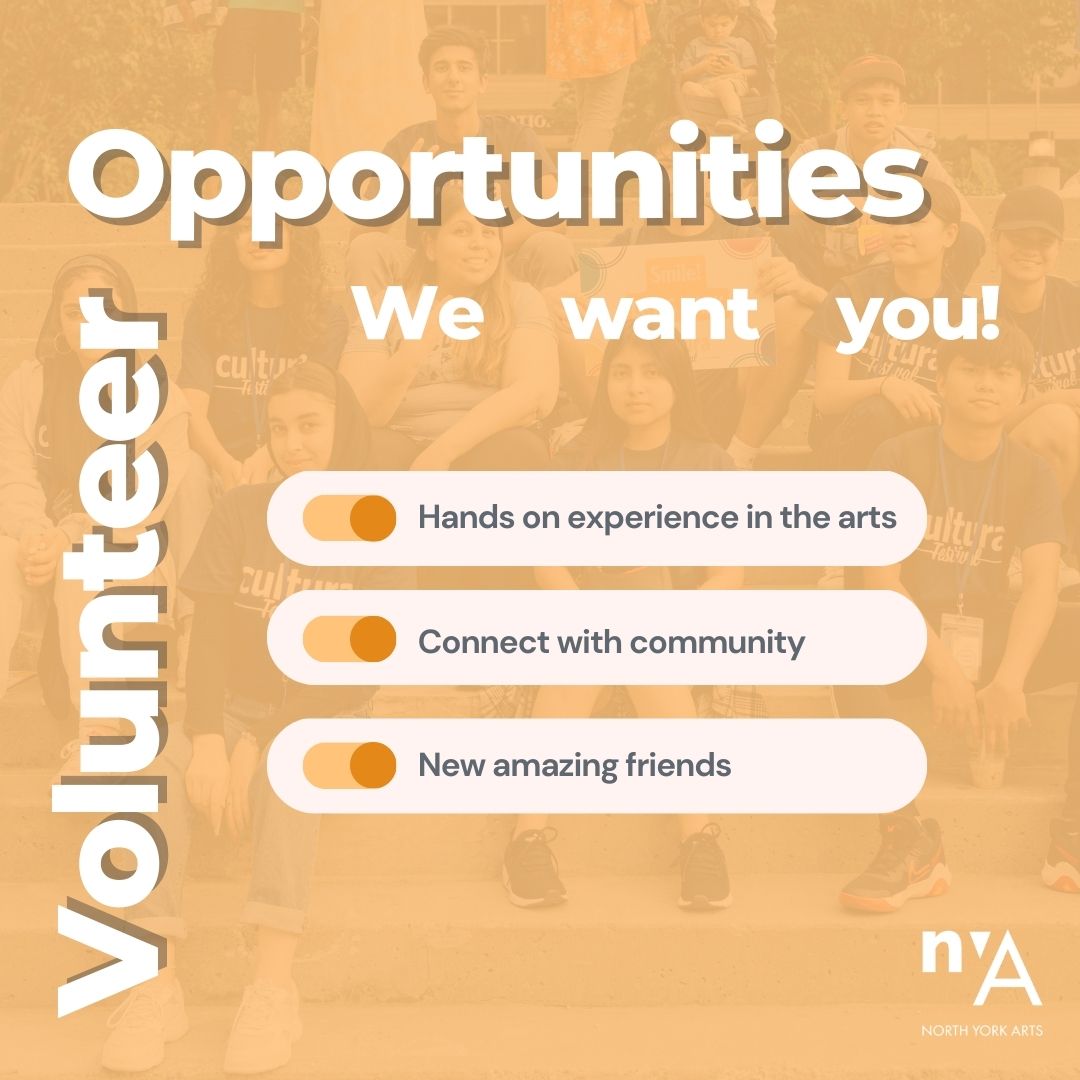 🚨🚨 WE ARE LOOKING FOR YOU! 😍 North York Arts needs your help to support the community. Join our flourishing volunteer community to gain experience within the arts, engage with the community, and create new lifetime friendships! ✨💫

🎉💓 Sign up! --->
form.jotform.com/NorthYorkArts/…