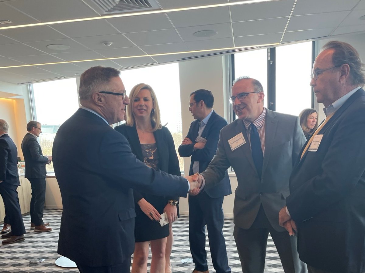 We hosted Chairman @SenRodrigues in the #MassBioHub on Tuesday morning. Grateful for his leadership of Senate Ways & Means and for the opportunity to bring him together with leaders of our industry for a great conversation.