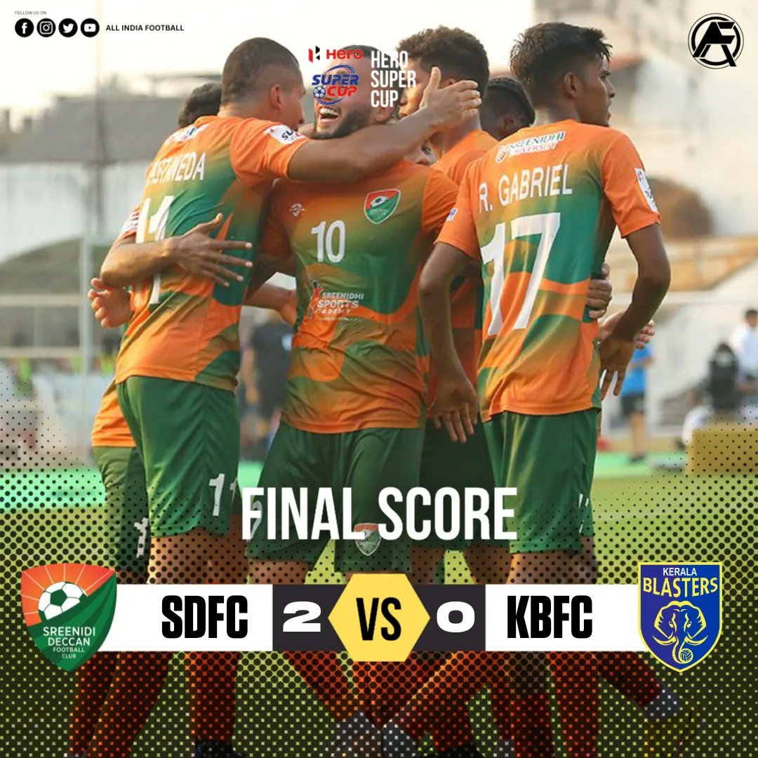 Bengaluru FC emerge victorious tonight, with Kerala Blasters suffering defeat in the #HeroSuperCup 2023!

#IndianFootball #RoundglassPunjab #BengaluruFC #SudevaDelhiFC #KeralaBlasters #allindiafootball