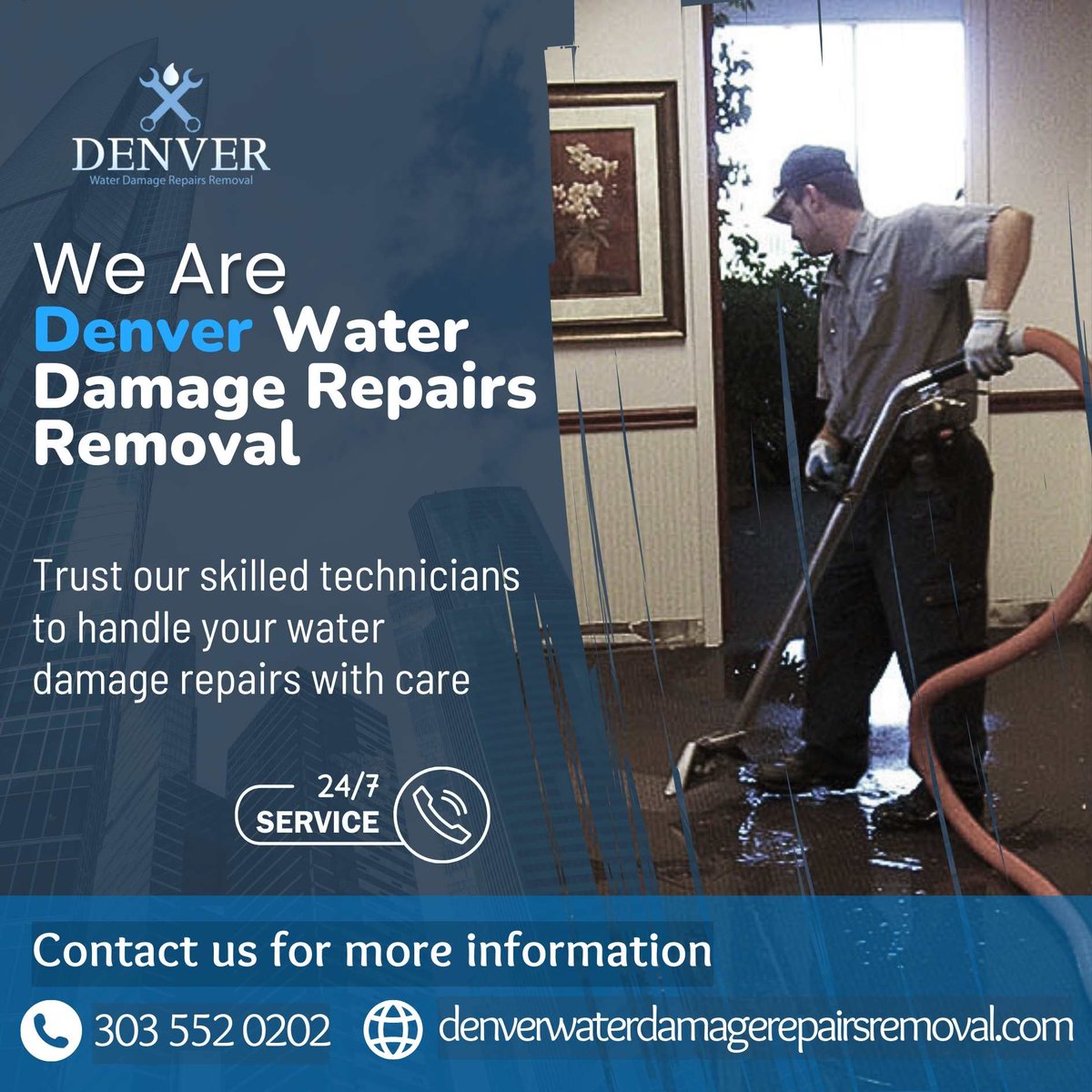 RepairsDenver's tweet photo. Our water damage repairs are done right, every time, providing comprehensive and effective.
call us: 303 552 0202
Visit us
https://t.co/ydJsq7G0sr

#DenverWaterDamage #WaterDamageRepair #WaterDamageRestoration #FloodDamageRepair #DenverRestorationServices #EmergencyRestoration https://t.co/DgHMC59xKb