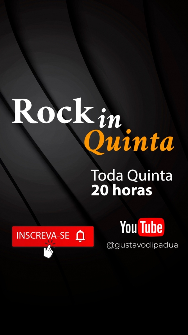 Lembrete 🔔
Amanhã temos mais um lançamento do Rock In Quinta!

Inscreva-se no canal para não perder!🔥🎸
m.youtube.com/@gustavodipadua

#gustavodipadua #guitarra #guitarrist #guitarplayer #guitardaily #guitarinsanity #guitarrista #guitarsolo #rockinquinta