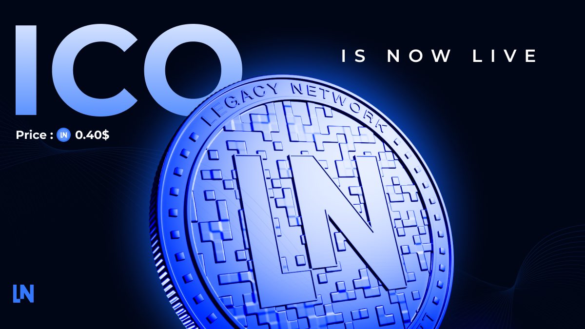 📢ICO IS LIVE NOW

Ladies and gentlemen, it’s time! 💥

The Legacy Network token sale is now live on ico.legacynetwork.io

Blockchain: 
Ethereum and Binance smart chain

Accepted currencies: 
USDT, USDC and BUSD

Hard cap: 
$5Mil

Duration: 
Until the hard cap is reached or