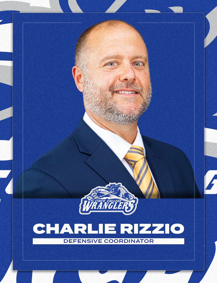 Please join us in welcoming <a href="/CoachRiz/">Charlie Rizzio</a> to the Wrangler Football family! #ScoBoys