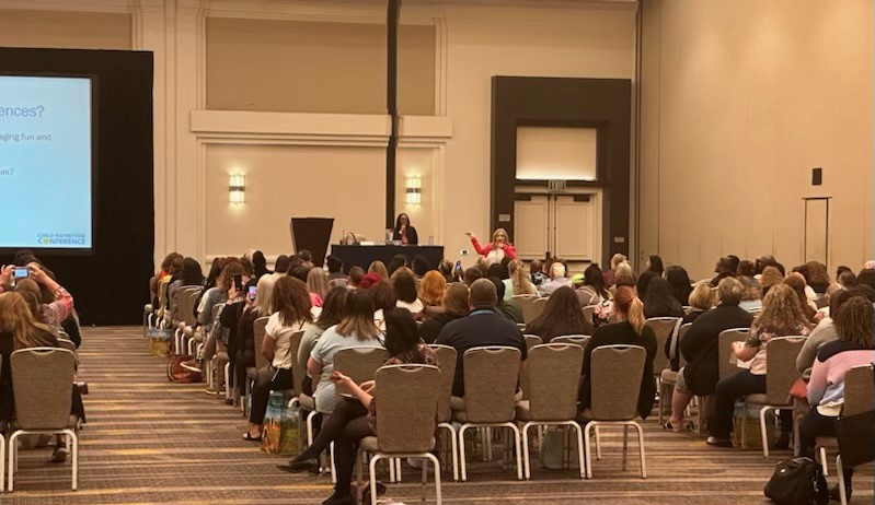 SBISDSNS's tweet photo. Our Assistant Director, @maggiemae_1023, presenting at the National Child Nutrition Conference in San Diego, California this week #NCNC23 #CACFP23 @NationalCACFP 🥦☀️ https://t.co/V1jsIOb4nQ