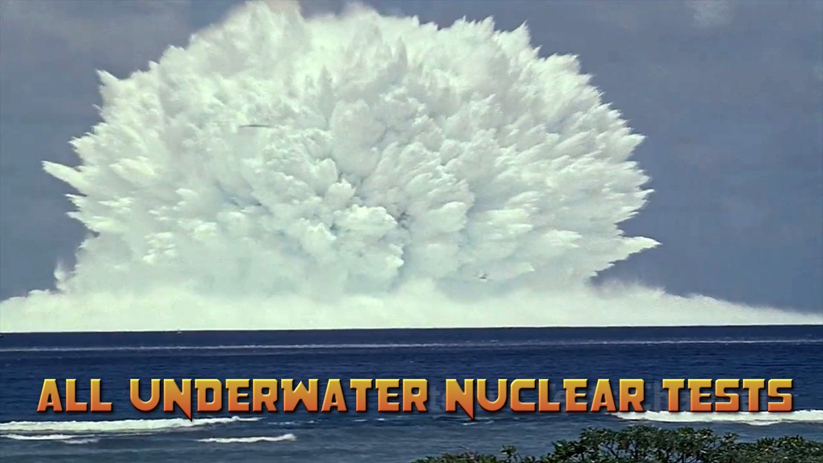 atomicarchive's tweet image. New video on my channel. For the first time, all underwater nuclear tests are collected in one video:

youtu.be/gK3E6N8DuE8