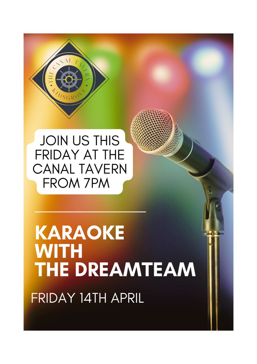 Start your weekend at The Canal Tavern 🎙️