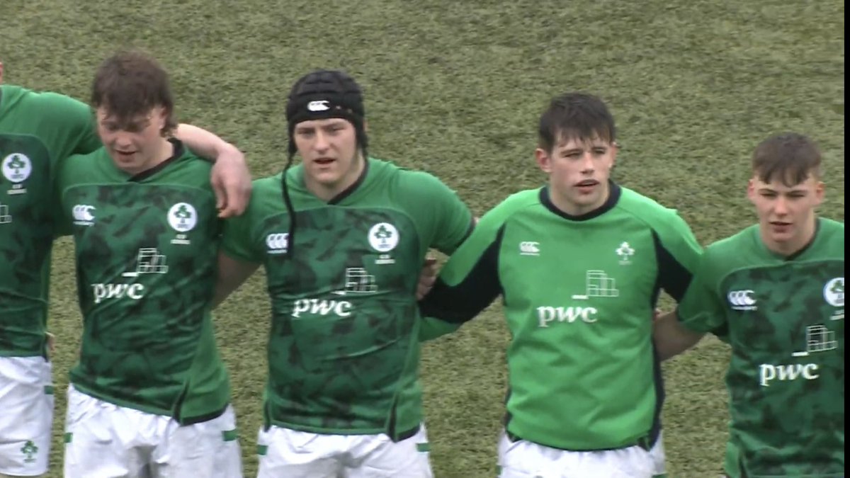 ArdscoilRisLimk's tweet photo. Congrats to 6th Years Emmet Calvey &amp; Luke Murphy and their teammates on their win today vs Wales in the #U6N18. Great to see Emmet &amp; Luke line up for the national anthem and standing ‘shoulder to shoulder’! Even better to see Luke power over for a try after 16 minutes @PwCIreland https://t.co/tYcVQINQ6a