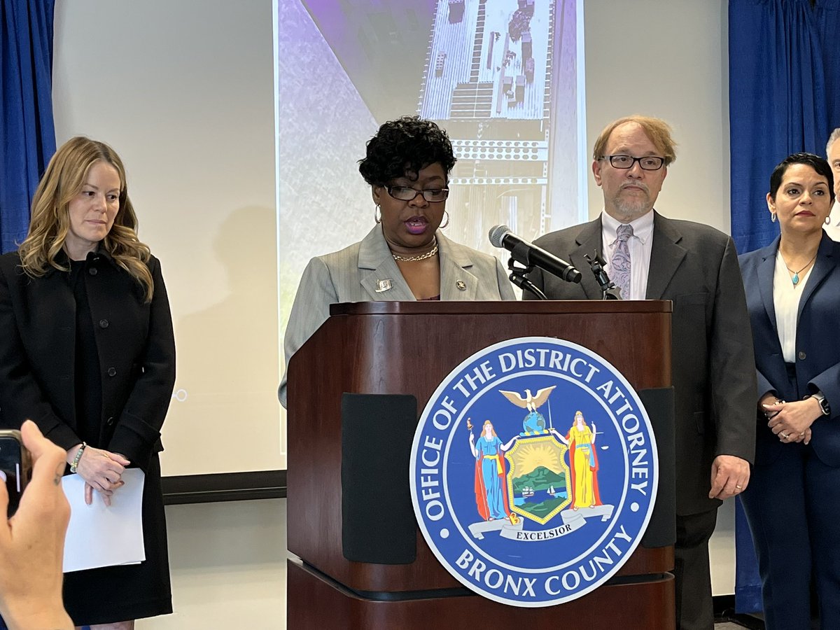 .@BronxDAClark is charging three contractors with manslaughter and criminally negligent homicide, alleging a series of safety violations and forgeries at a construction site in Norwood that led to the death of a worker in 2019