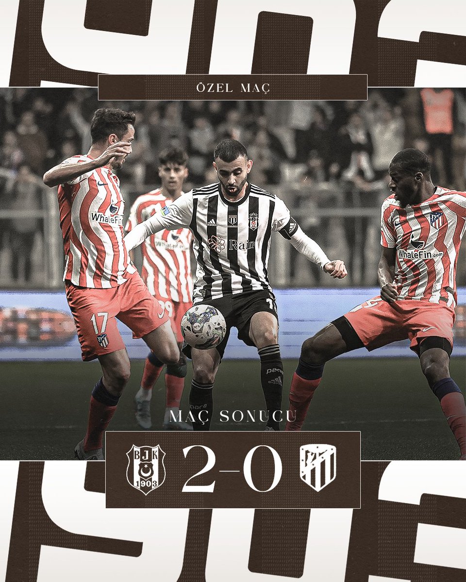 Maç sonucu. 🦅

#BeşiktaşAtleti | 2:0 💪

#TogetherForTürkiye