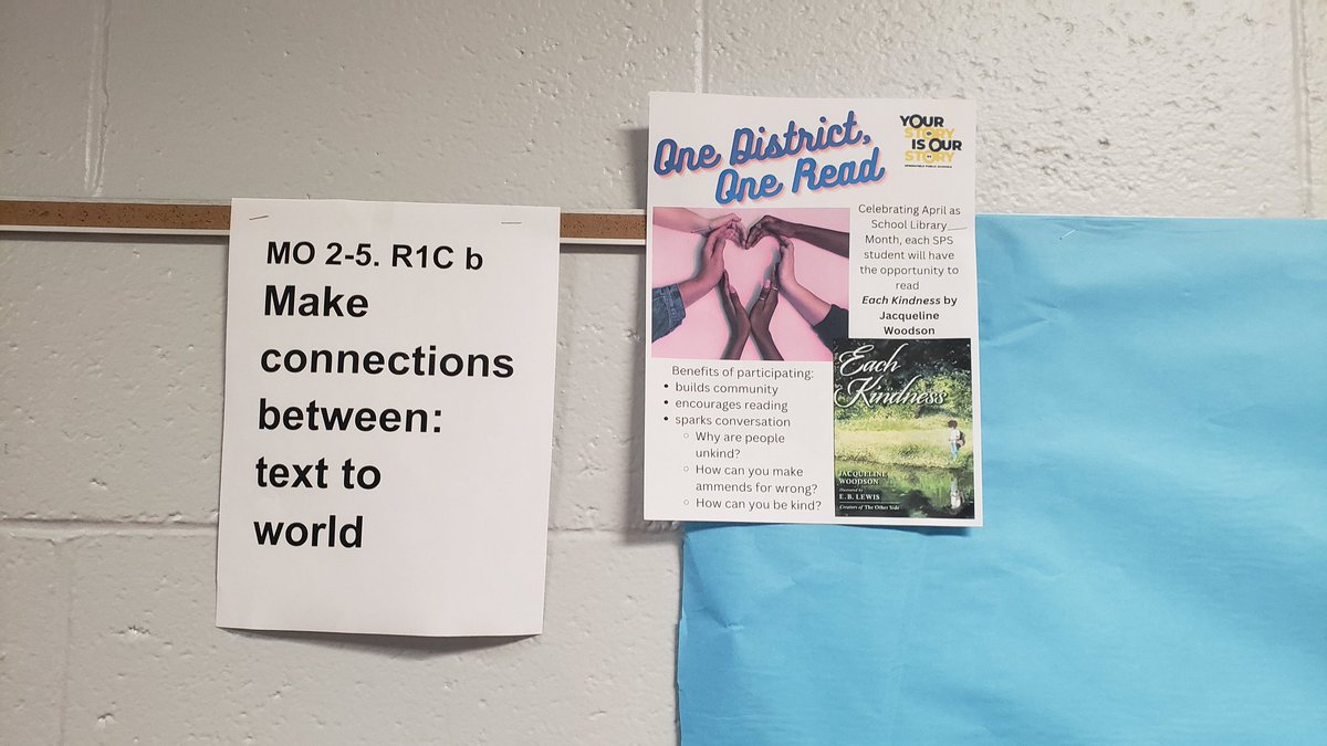 Library_PVMS's tweet image. Celebrating #schoollibrarymonth with a commitment to be kind! All @PViewSPS Ss read Each Kindness @jackiewoodson and saw the impact of one kind word @officialSPS #onedistrictoneread 
#spslib