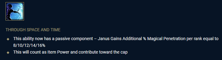 This doesn't make any sense to me honestly.
You get +16% pen, but it doesn't overcap. So Late-game wise you don't either get a pen item (O. shard, coin or w/e) which means your dmg to tanks without ulting will be poopoo or you get the items and the passive is completely useless.