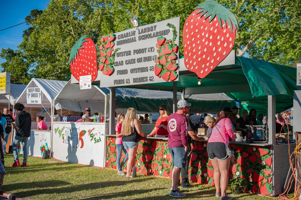 Image for the Tweet beginning: Since 1972, the Ponchatoula Strawberry