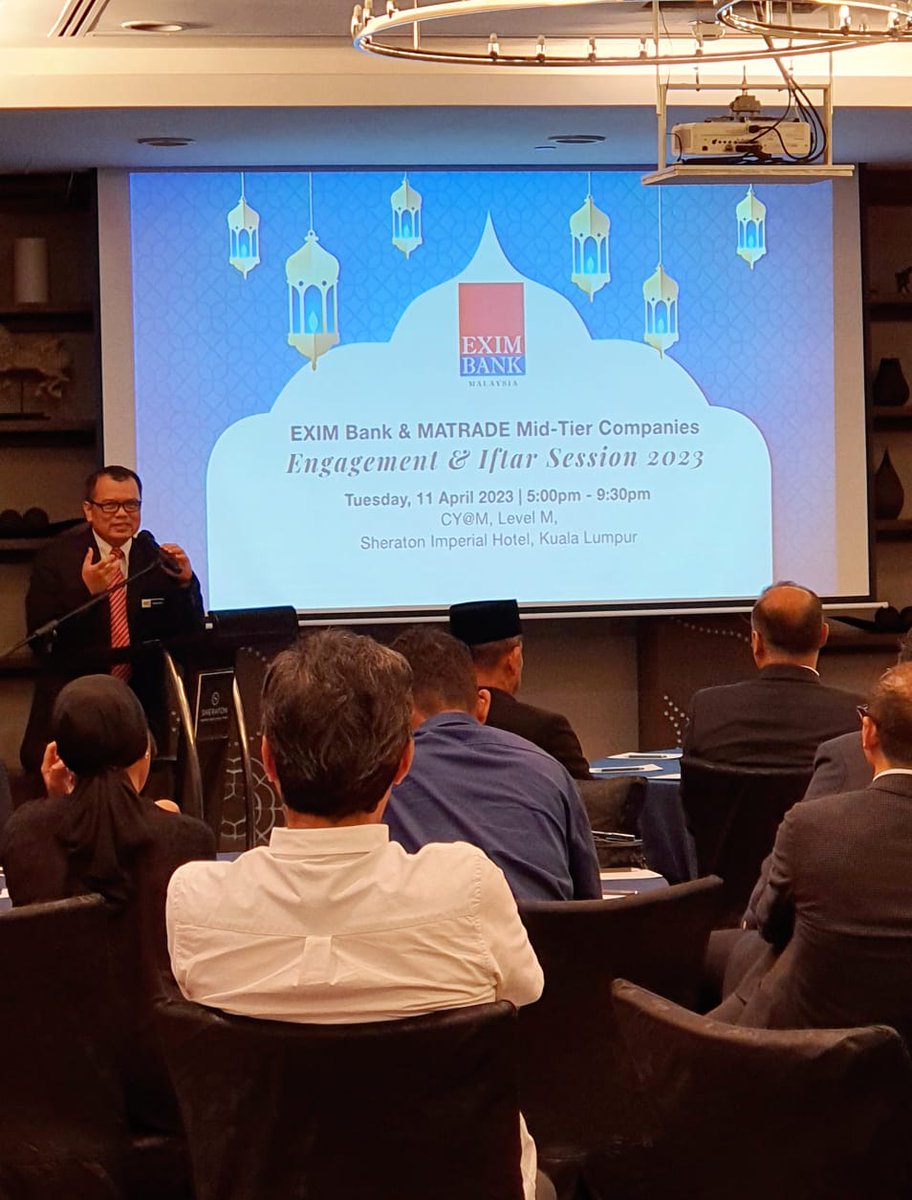 shahrulmiza9101's tweet image. A smart partnership between MATRADE and EXIM Bank Malaysia. We organized a special engagement session followed by networking Iftar to foster closer relationships with our Mid-Tier Companies recently. #MATRADE #eximbankmalaysia #MTCDP.