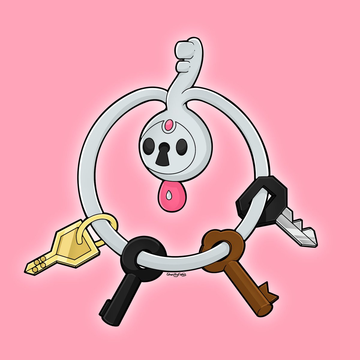 GhostlyFelis's tweet image. Gaze upon the keys !