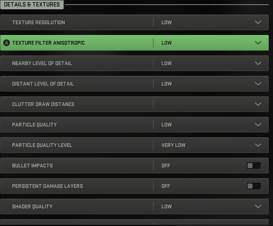 FPSHubOfficial's tweet image. Best Season 3 Graphics settings for MW2 (Max FPS Competitive) #mw2season3 #MW2 #Warzone2. RT to help a friend!