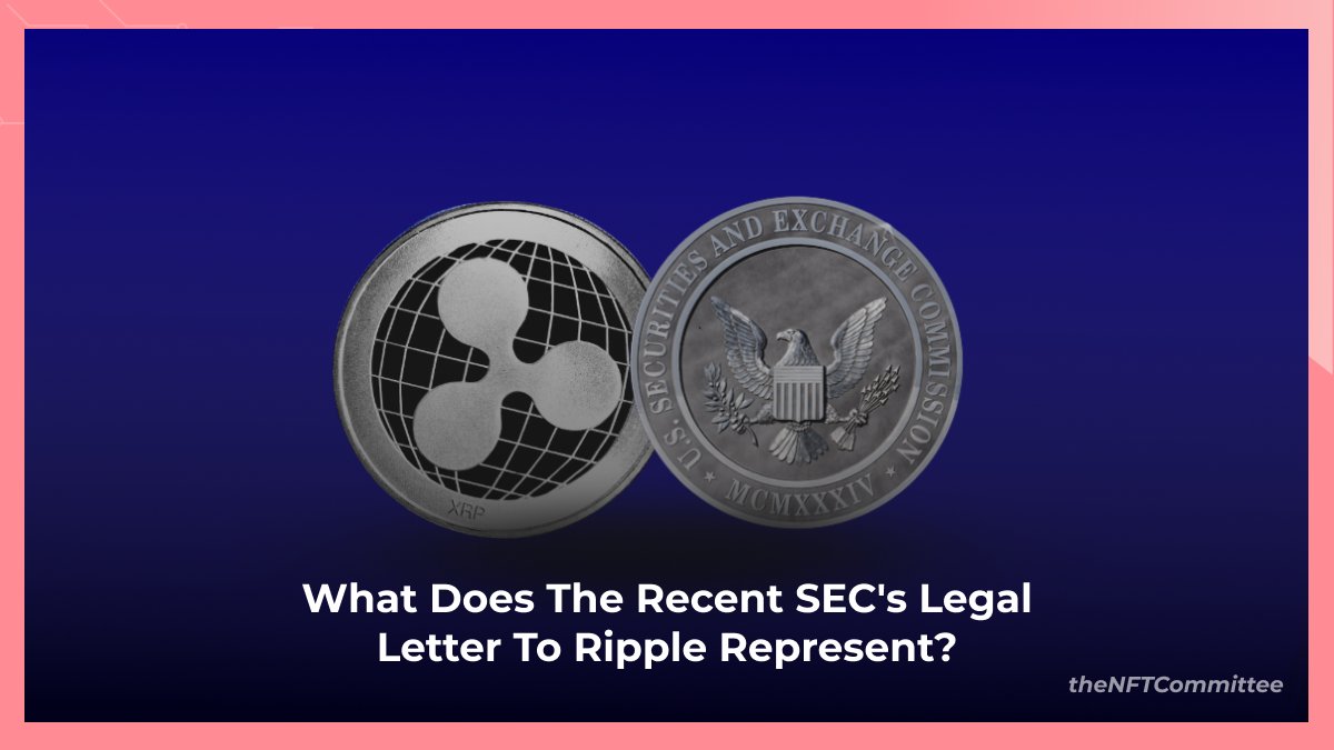 What Does The Recent SEC's Legal Letter To Ripple Represent?🤔

Still, in the lawsuit between the SEC and Ripple, The SEC filed a letter to back more of its claims.

Here's more on this letter and its impact on the law case👇👇

bitcoinist.com/ripple-sec-fil…

#Bitcoin #cryptocurrency