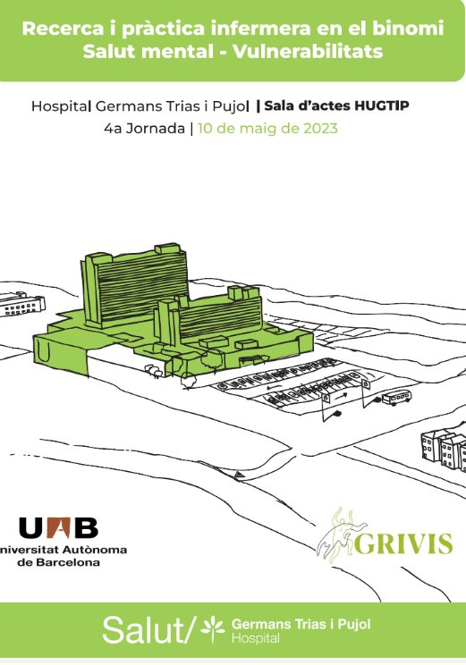 CORESalutMental's tweet photo. Ets infermera? Alumne d'Infermeria? Professional de salut?
Jornades de recerca infermera sobre "Salut Mental i Vulnerabilitats"
🗓️ 10 maig
Organitzat pel grup de recerca @GRIVIS6 @UABBarcelona i @hgermanstrias

@dgimdiez @juanleyvamoral @roger_hortal @jcuevasesteban @magdacas https://t.co/t91Osg5tdx