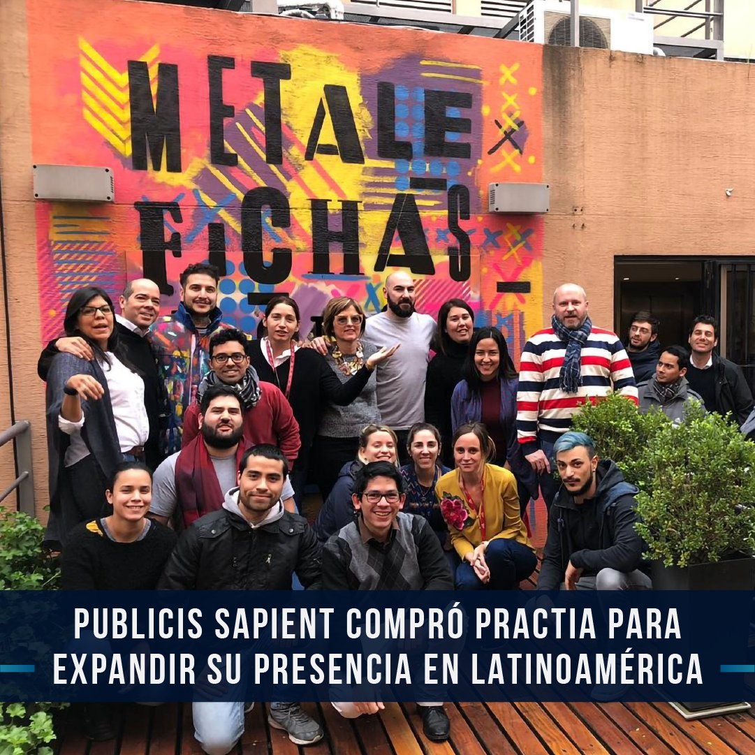 somospymes's tweet image. #PublicisGroupe ha anunciado la adquisición de #Practia, principal empresa tecnológica independiente de América Latina y proveedora de servicios de transformación digital empresarial.

👉 somospymes.com.ar/item/63279-pub…

#SomosPymes #PyMES #TransformaciónDigital #Servicios #Nearshoring