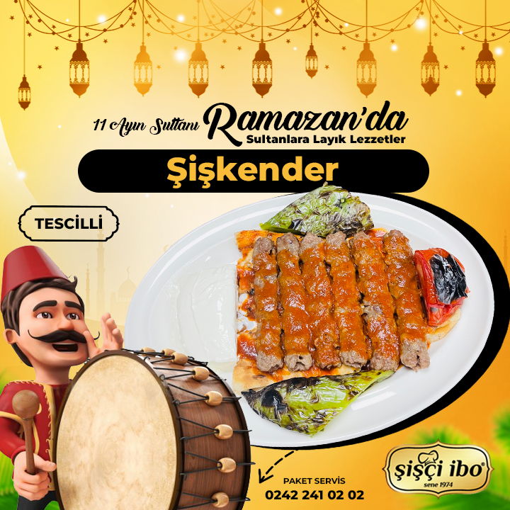 Antalya ŞİŞKENDER'imizi çok sevdi! Sultanlara layık lezzetler için restaurantımıza bekliyoruz.

#sisciibo #şişçiibo #antalya  #acılışişköfte #acılısoğanlıköfte #şiskender #hoşgeldinramazan