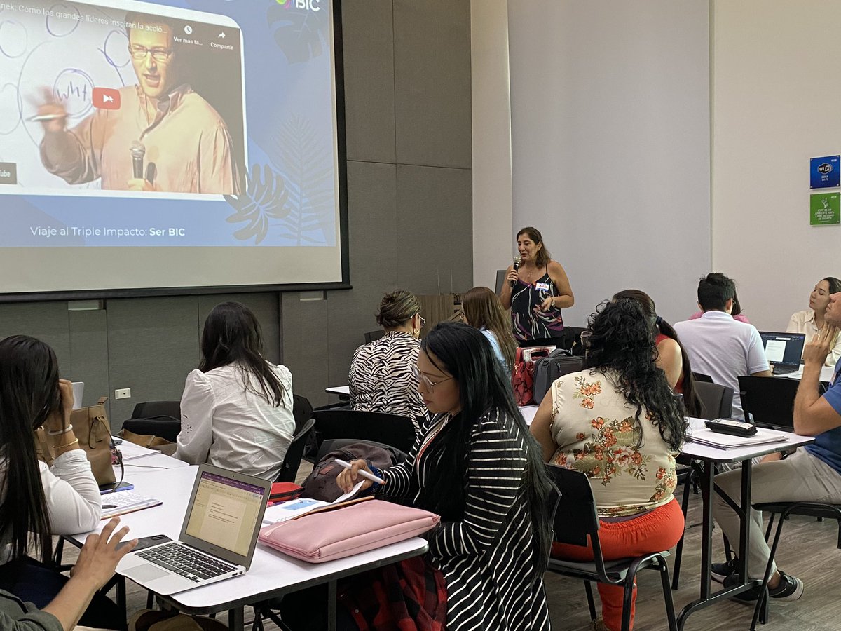Camarabaq's tweet photo. En el programa Sociedades BIC brindamos acompañamiento técnico a 40 empresas para el desarrollo de estrategias de sostenibilidad, que promuevan el crecimiento productivo con impacto social y ambiental. 📊🧵 https://t.co/EIfe2IkX3b