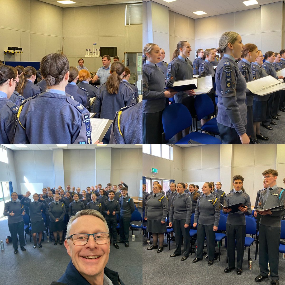 Commandant RAF Air Cadets (@comdtac) on Twitter photo It was a delight to meet the <a href="/RAFACChoir/">RAF Air Cadet Choir</a> during their Easter Camp at RAF Cranwell and honoured to enjoy their brilliant performance. Yet more <a href="/aircadets/">RAF Air Cadets</a> talent on display due to the brilliant volunteers behind <a href="/aircadetsmusic/">RAF Air Cadets Music</a> - thank you π It was a delight to meet the <a href="/RAFACChoir/">RAF Air Cadet Choir</a> during their Easter Camp at RAF Cranwell and honoured to enjoy their brilliant performance. Yet more <a href="/aircadets/">RAF Air Cadets</a> talent on display due to the brilliant volunteers behind <a href="/aircadetsmusic/">RAF Air Cadets Music</a> - thank you π