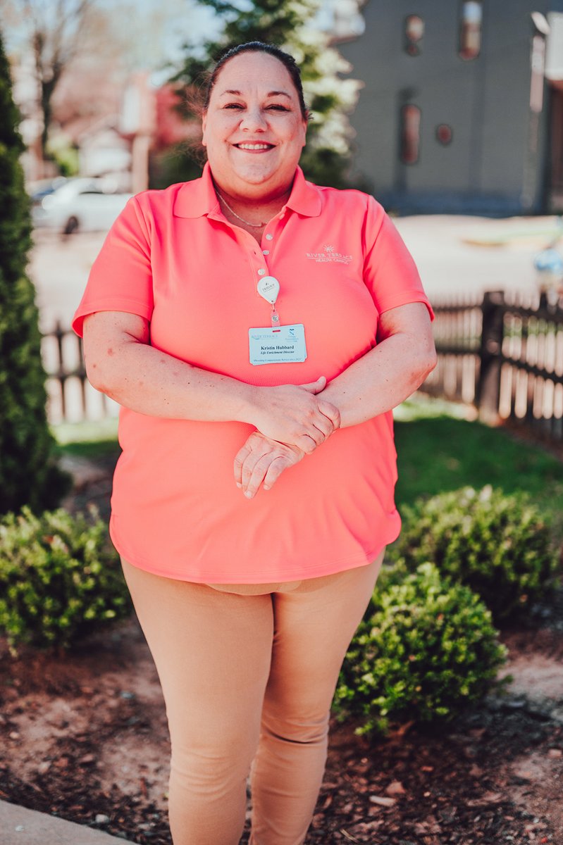 Introducing the newest leader to our team here at River Terrace - Kristen Hubbard. Kristen is our new Life Enrichment Director.