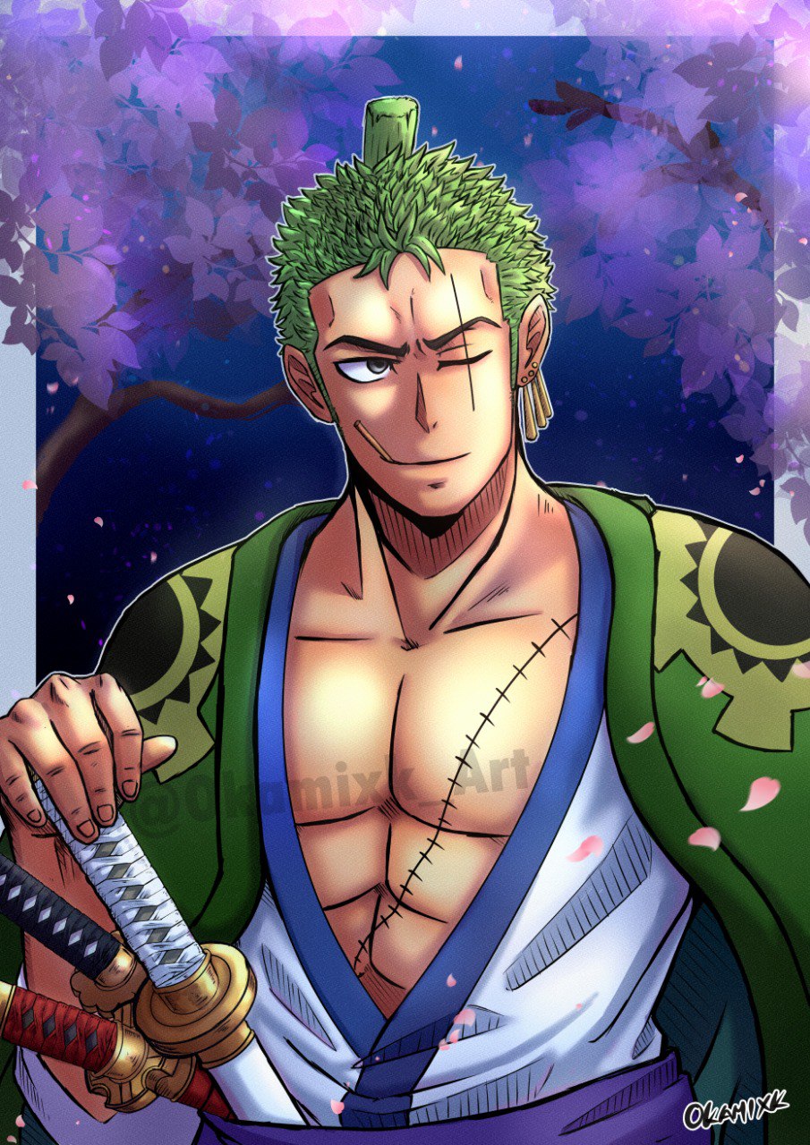 One Piece, Roronoa Zoro  Manga anime one piece, Zoro one piece, One piece  fanart