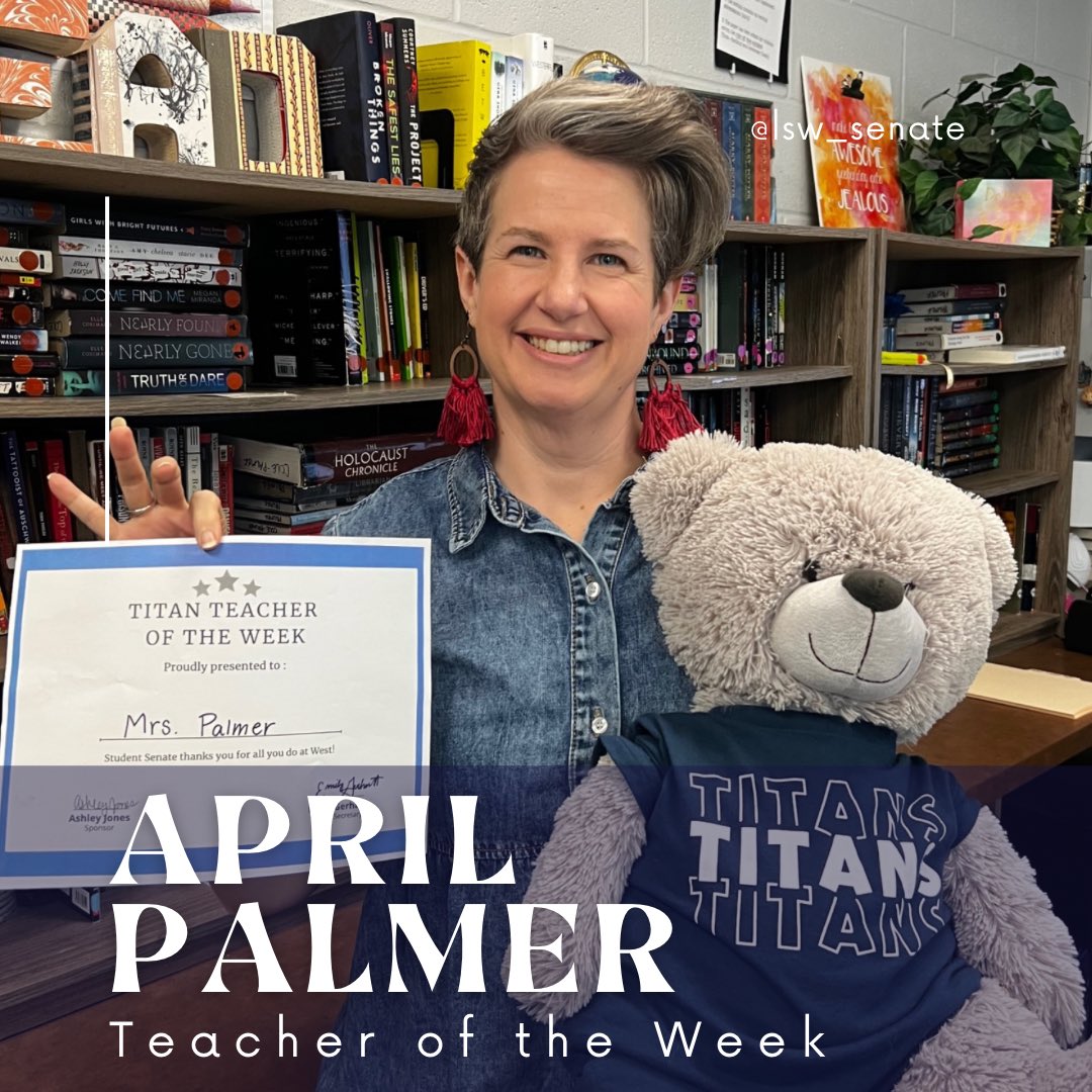 Last week’s teacher of the week is Mrs. Jeffries! Her bubbly personality lights up everyone's day and she is always there to help her students. 
This week's teacher of the week is Mrs. Palmer. She is dedicated to her students and works hard to help students learn.
Thank you both!