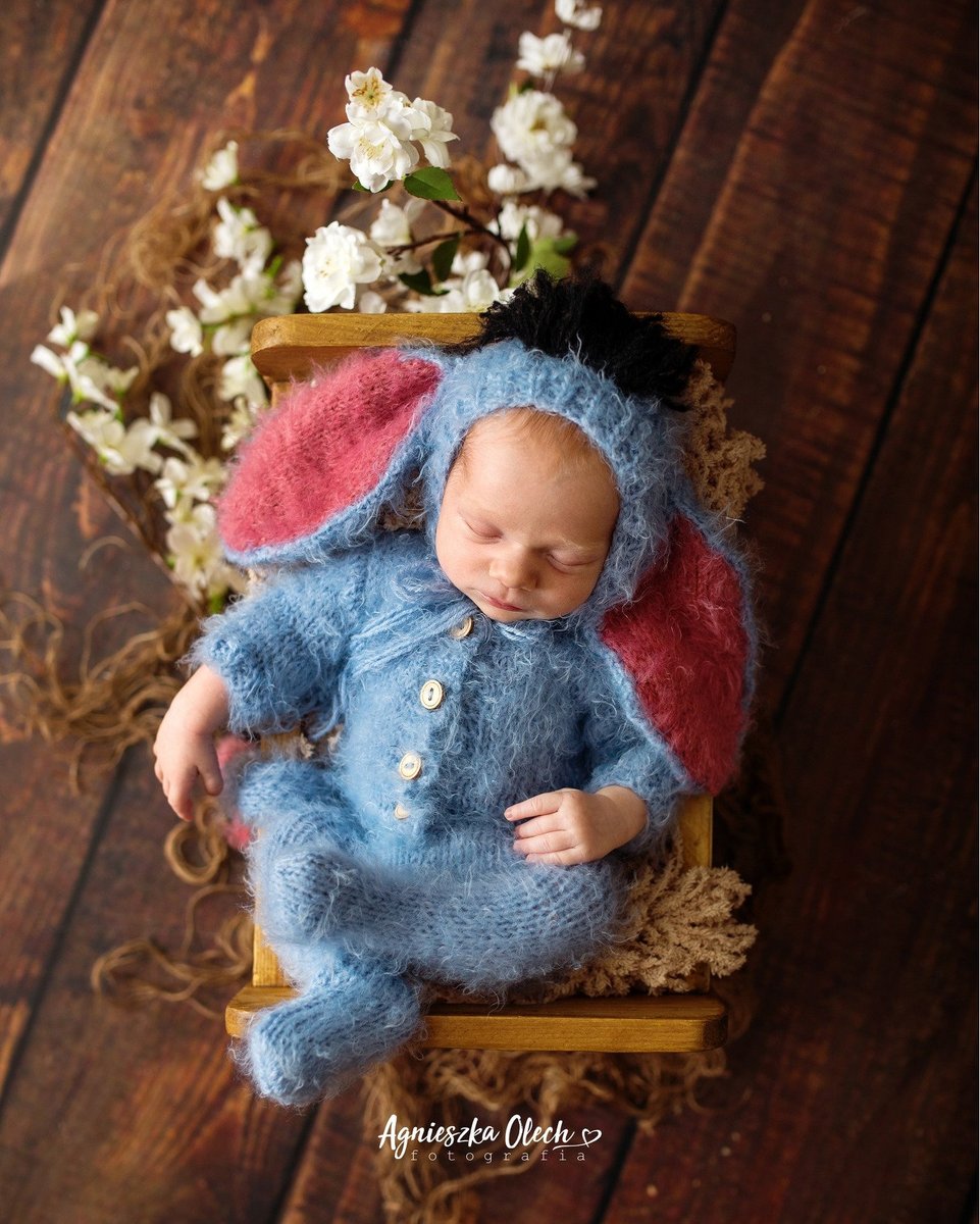 WoolandiaC's tweet photo. Looking for the perfect costume for your little one? Look no further than this adorable Eeyore costume #newbornEeyorecostume #donkeycostume #Eeyoreoutfit #Eeyoresuit #Eeyorecostume #Eeyorebonnet #Eeyorehat #infantEeyore #babyEeyore #newmommygift https://t.co/iaFQhUpBdZ
