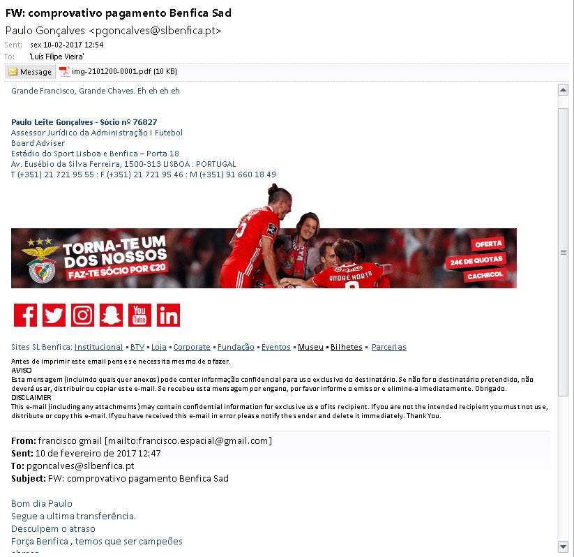 porto1973a's tweet image. Estes 2 e-mails merecem destaque especial esta semana #Benficagate
